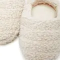 Moon Boot faux-curly-fur slippers - Neutrals