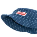 Kenzo logo-patch denim bucket hat - Blue