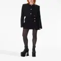 Nina Ricci long-sleeve cropped wool jacket - Black