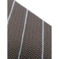 Giorgio Armani diagonal stripe silk-blend tie - Brown