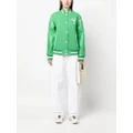 Tommy Jeans logo-embroidered bomber jacket - Green