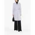 Theory wool-cashmere blend wrap coat - Blue