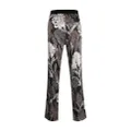 TOM FORD abstract-print stretch-silk pajama bottoms - Black