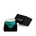 Roberto Cavalli Home Turquoise Monogram scented candle (270g) - Blue