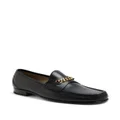 TOM FORD chain-link leather loafers - Black