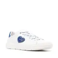 Love Moschino logo-patch low-top sneakers - White