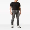 Philipp Plein Rock Star mid-rise slim-fit jeans - Grey