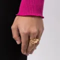 Versace Greca star-shaped ring - Gold