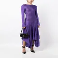 Versace open-back maxi dress - Purple