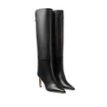 Jimmy Choo Alizze 85mm leather boots - Black