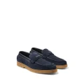 Jimmy Choo Josh Driver suede penny loafers - Blue