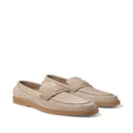 Jimmy Choo Josh Driver suede penny loafers - Neutrals