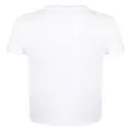 Moschino logo-tape cotton T-shirt - White