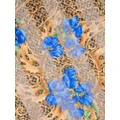 Christian Dior Pre-Owned 1990s floral chain-print silk scarf - Blue