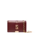 Versace Greca Goddess leather mini bag - Red