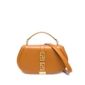 Versace Greca Goddess leather shoulder bag - Brown