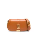 Versace Mini Greca Goddess leather shoulder bag - Brown