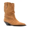 ISABEL MARANT Dahope 70mm suede boots - Brown