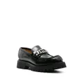 Gucci Interlocking G-chain leather loafers - Black