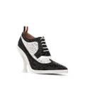 Thom Browne crystal-embellished 105mm derby shoes - Black