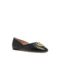 Bally Gerry leather ballerina shoes - Black