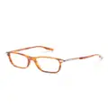 Montblanc Havana square-frame glasses - Brown