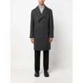 Brunello Cucinelli double-breasted wool-blend coat - Grey