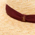 Borsalino Panama wide-brim straw hat - Neutrals