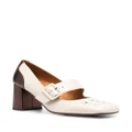 Chie Mihara Paypau 80mm leather pumps - White