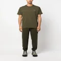 Stone Island Compass patch cotton track pants - Green