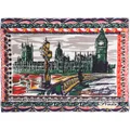 Prada Pittoresque London printed foulard - Grey