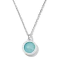 IPPOLITA Sterling silver Lollipop turquoise and diamond mini pendant necklace - Blue