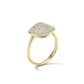 IPPOLITA 18kt yellow gold Stardust medium flower diamond disc ring