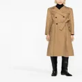 SANDRO Corentin double-breasted trench coat - Brown