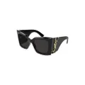 Saint Laurent Eyewear SLP Blaze oversized-frame sunglasses - Black