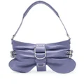 Blumarine large Butterfly shoulder bag - Purple