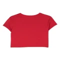 Michael Kors Kids circle-logo print cotton-jersey T-shirt - Red
