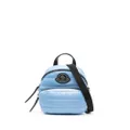 Moncler Kilia logo-patch quilted crossbody bag - Blue