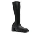 Vic Matie 110mm leather boots - Black