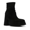 Vic Matie 140mm suede ankle boots - Black
