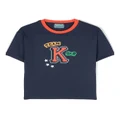 Kenzo Kids graphic-print cotton T-shirt - Blue