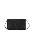 Dolce & Gabbana DG-logo leather shoulder bag - Black