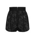 Dolce & Gabbana lace-detailing high-waist culotte briefs - Black