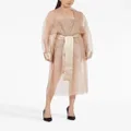 Ferragamo bustier mini dress - Neutrals