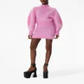 Nina Ricci mohair-blend mini skirt - Pink