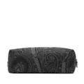 ETRO paisley-print zipped wash bag - Black