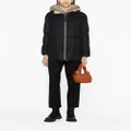 Brunello Cucinelli quilted hooded wool jacket - Black