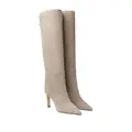 Jimmy Choo Alizze 85mm pointed-toe boots - Neutrals