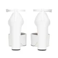 Dolce & Gabbana 105mm leather platform pumps - White