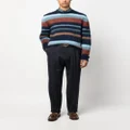 ETRO striped mohair-wool sweatshirt - Blue